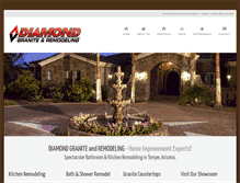 Tablet Screenshot of diamondgraniteaz.com